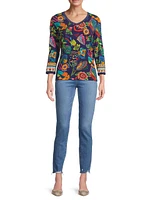 The Janie Farout V-Neck T-Shirt