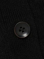 Shell Cashmere V-Neck Cardigan