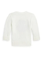 Baby's Polo Bear Crewneck Sweater