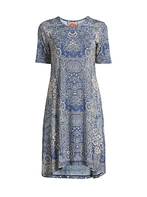 The Janie Favorite Paisley Knee-Length Dress