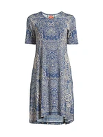 The Janie Favorite Paisley Knee-Length Dress