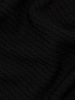 Molly Mock Turtleneck Semi-Sheer Sleeveless Top