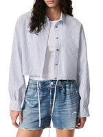Georgie Striped Poplin Shirt