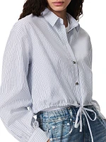 Georgie Striped Poplin Shirt