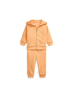 Baby Boy's Cotton-Blend French Terry Hoodie & Sweatpants Set