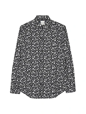 Tailored-Fit Floral Shirt