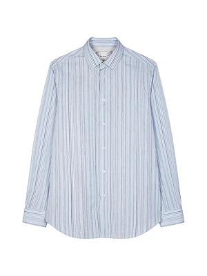Striped Tailored-Fit Shirt