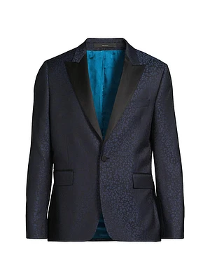 Wool Single-Button Evening Jacket