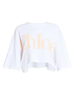 Logo Cotton Crop T-Shirt