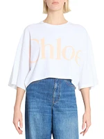 Logo Cotton Crop T-Shirt