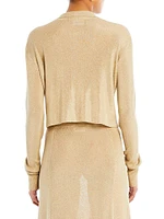 Jessa Metallic Knit Top