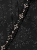 Gemi Geometric Print Button-Front Tunic