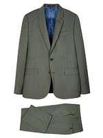 Soho-Fit Wool Two-Button Suit