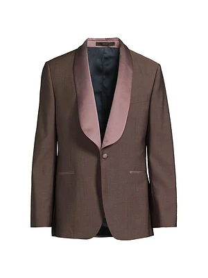 Tailored Wool-Mohair Dinner Jacket