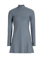 Libra Rib-Knit Minidress