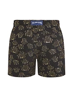 Metallic Jacquard Swim Shorts
