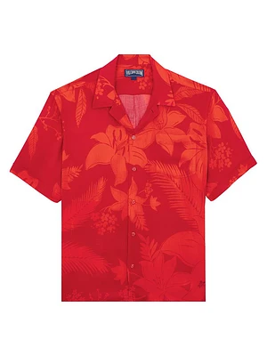Flower Power Bowling Shirt