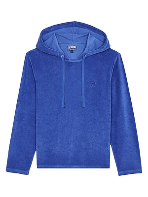 Terry Cotton-Nylon Hoodie