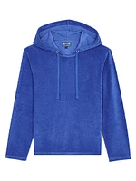 Terry Cotton-Nylon Hoodie