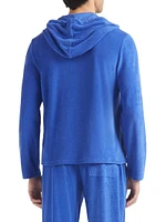 Terry Cotton-Nylon Hoodie