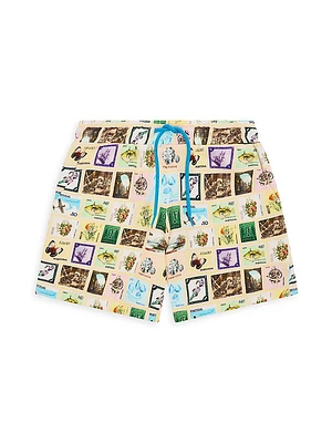 Little Boy's & Printed Swim Shorts