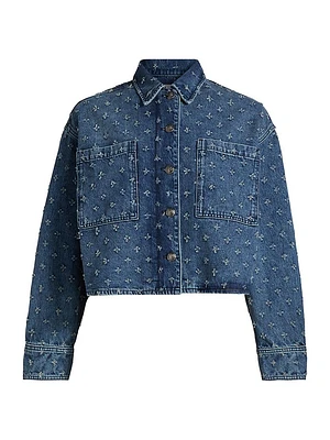 Jaiden Denim Crop Jacket