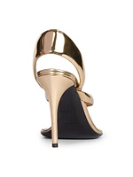Tong 90MM Metallic Leather Sandals