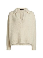 Callen Cashmere Spilt Collar Sweater