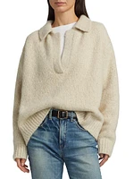 Callen Cashmere Spilt Collar Sweater