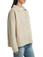 Callen Cashmere Spilt Collar Sweater