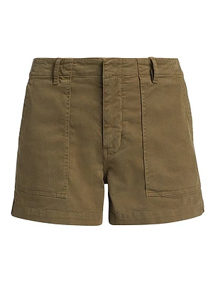 Utility Cotton Cargo Shorts
