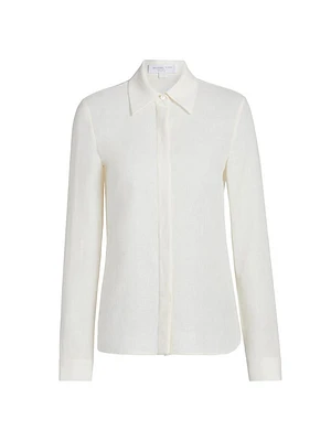 Hansen Linen Button-Front Shirt