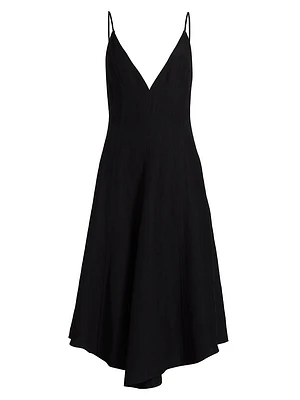 Elaine V-Neck Midi-Dress
