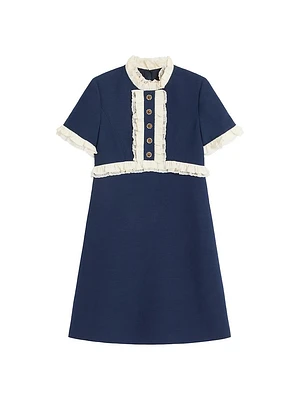 Crepe Couture Short Dress