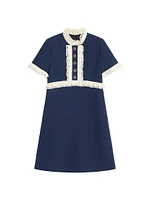 Crepe Couture Short Dress