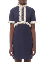 Crepe Couture Short Dress