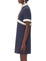 Crepe Couture Short Dress