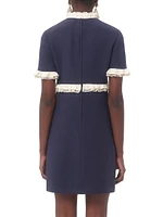 Crepe Couture Short Dress