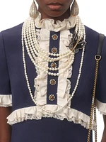 Crepe Couture Short Dress