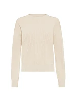 Cotton English Rib Sweater