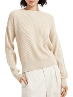 Cotton English Rib Sweater