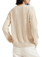 Cotton English Rib Sweater