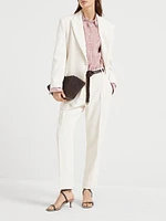 Comfort Viscose Couture Twill Blazer with Monili