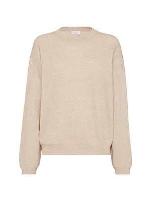 Alpaca and Cotton English Rib Sweater