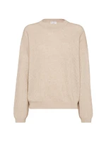 Alpaca and Cotton English Rib Sweater