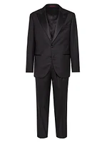Tuxedo with Peak Lapel Jacket and Pleated Trousers