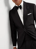 Tuxedo with Peak Lapel Jacket and Pleated Trousers