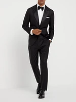 Tuxedo with Peak Lapel Jacket and Pleated Trousers
