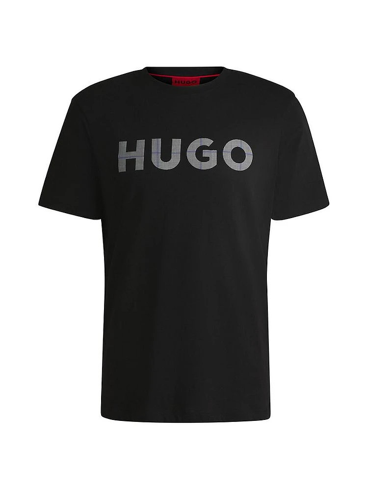 Cotton-Jersey T-Shirt with Logo Print