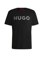 Cotton-Jersey T-Shirt with Logo Print